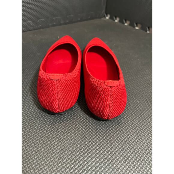 VIVAIA Pointed Toe Ballet Flats Aria 5 Ruby Red Slip On Shoes‎ Womens 36.5 US 6 - Picture 8 of 8